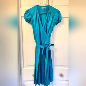 Calypso Silk Wrap Dress XS